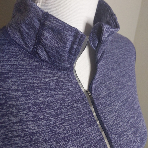 Lucy Athletic Zip Jacket Women’s Medium | Purple Grey Running Exercise Fleece Li - Picture 3 of 10